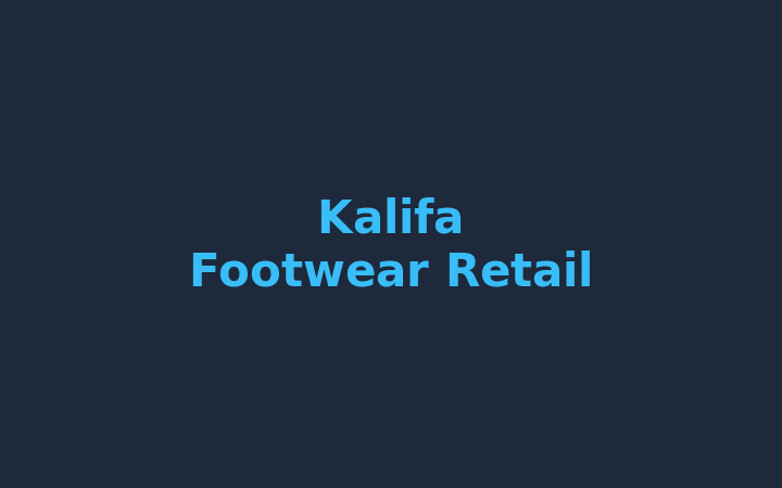 Ventas directas de calzado Kalifa retail